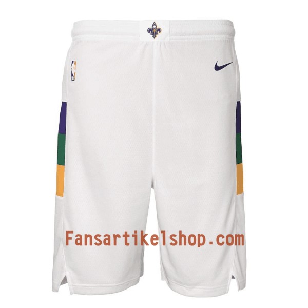NBA New Orleans Pelicans Herren Shorts Weiß 2018-19 Nike Swingman NBA New Orleans Pelicans Herren Shorts Weiß 2018-19 Nike Swingman